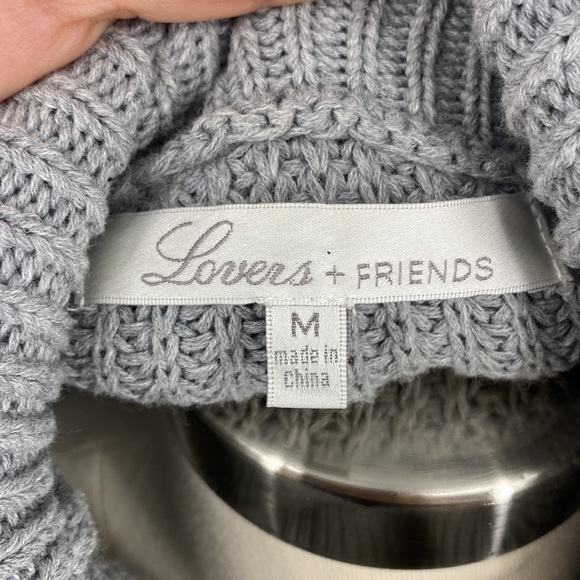 REVOLVE Lovers + Friends Cowl Neck Knit Long Sweater dress - Picture 9 of 10